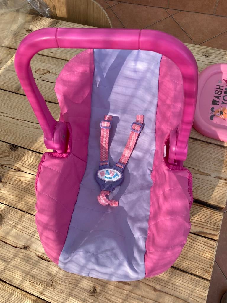 Babyborn maxi cosi, Ophalen of Verzenden, Zo goed als nieuw, Babypop