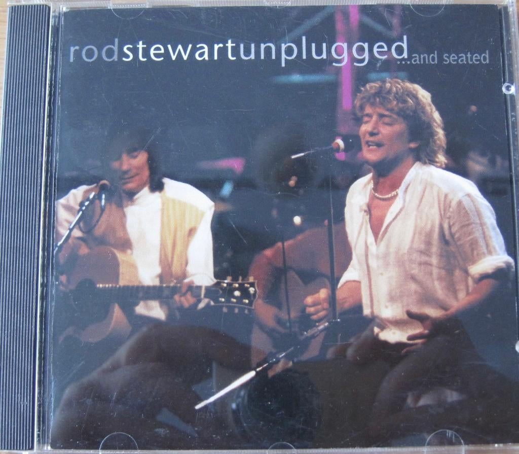 Rod Stewart unplugged met Ron Wood als gast, Verzenden, 1980 tot 2000, Zo goed als nieuw