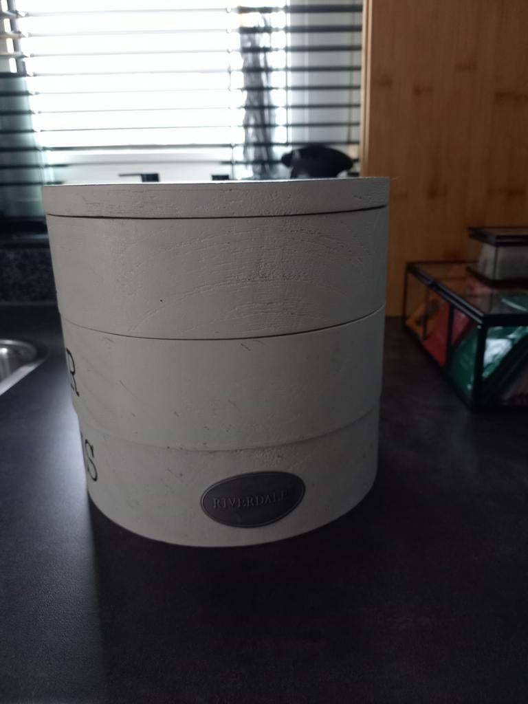 Riverdale theedoos - Stijlvolle opberger voor theezakjes, Ophalen of Verzenden