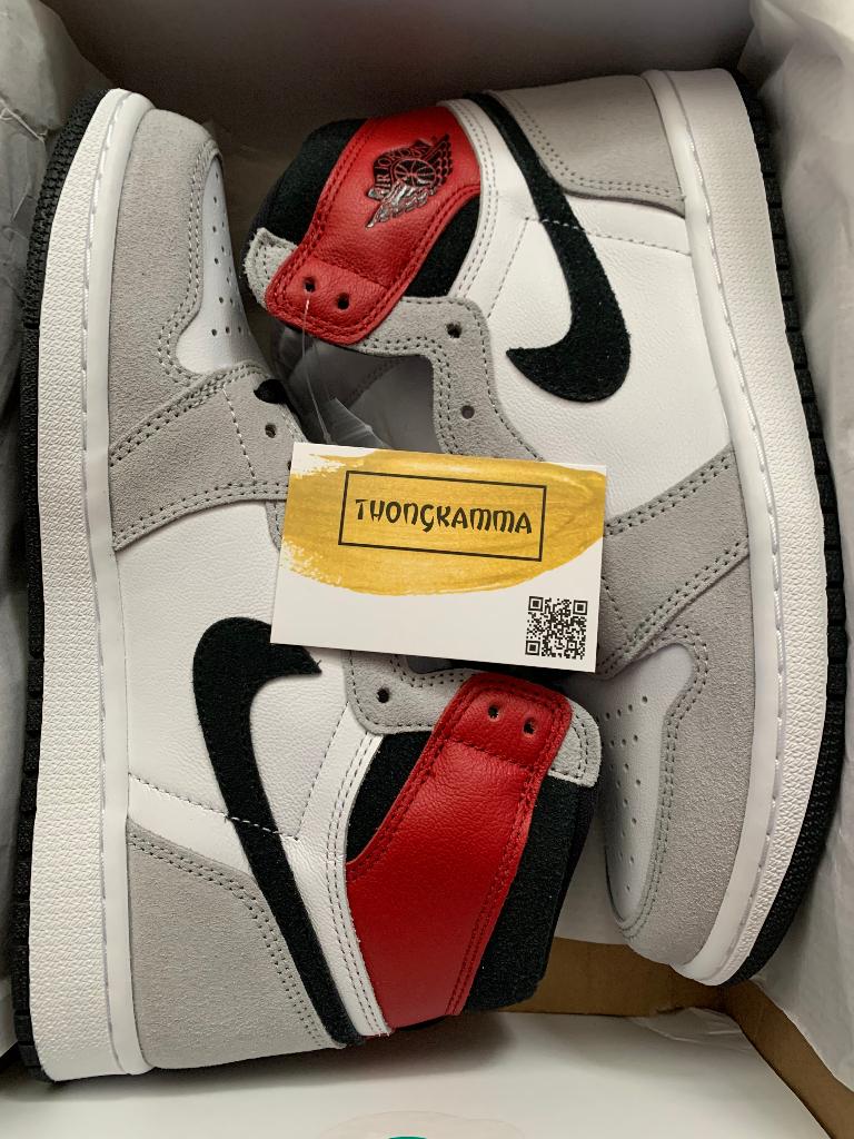 Nike Air Jordan 1High Light Smoke Grey | 42, Overige kleuren, Verzenden, Nieuw, Sneakers of Gympen