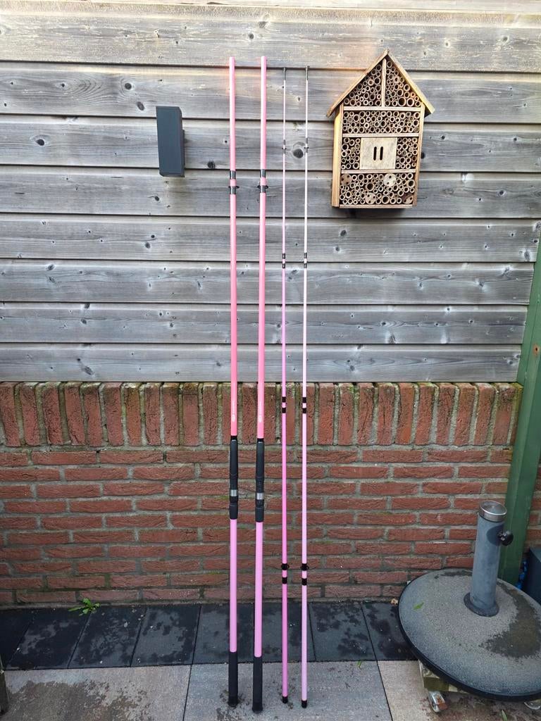 Roze NGT Karperhengels 12ft 2.75lb - Opvallend & Krachtig, Ophalen, Gebruikt, Werphengel