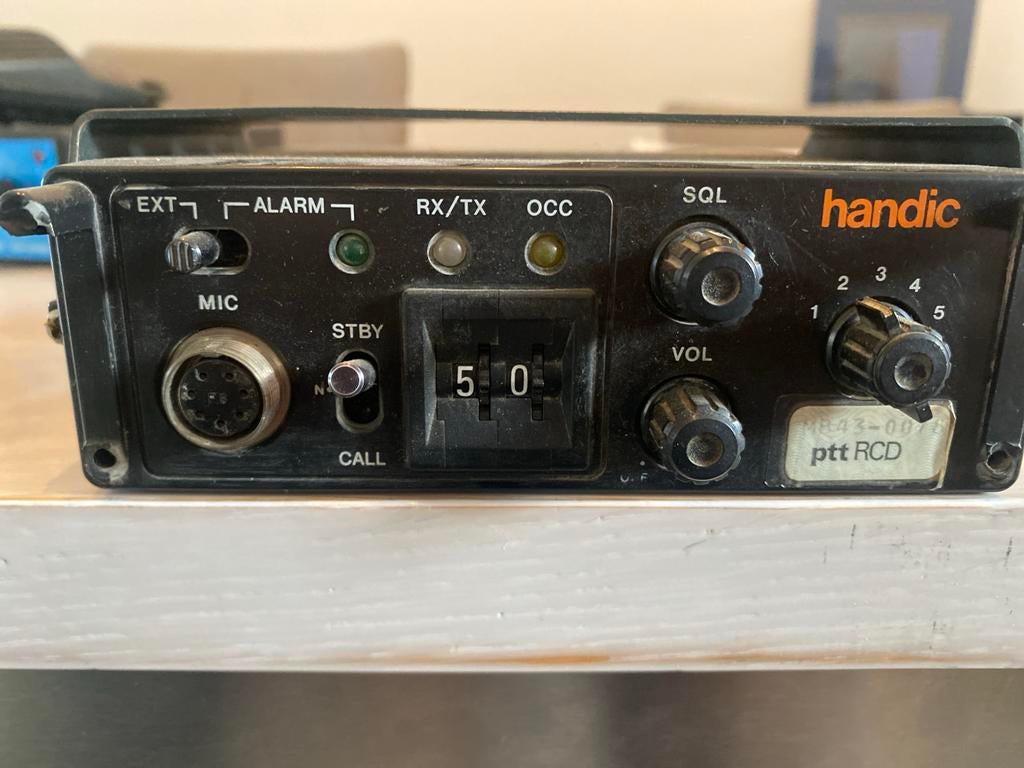 Handic 2803 VHF Transceiver - Vintage Radio, Telecommunicatie, Zenders en Ontvangers, Ophalen of Verzenden, Gebruikt, Zender en Ontvanger