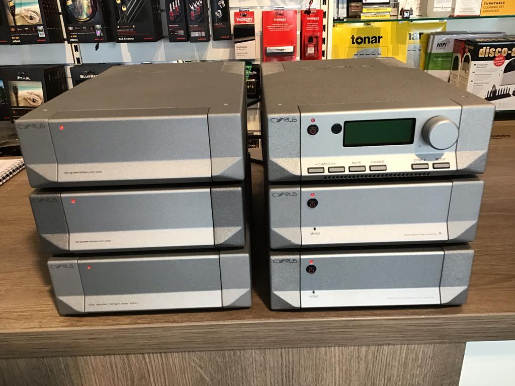 Cyrus voor/eindversterker set met PSX-R voeding DAC garantie, Gebruikt, Cyrus, Losse componenten, Ophalen