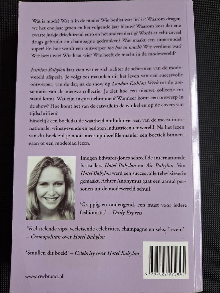 I. Edwards-Jones - Fashion babylon, I. Edwards-Jones; Anonymus, Overige, Ophalen of Verzenden, Zo goed als nieuw