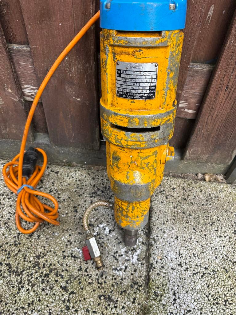 WEKA DK 22 Diamantboormachine Krachtige Boormachine, Ophalen of Verzenden, Gebruikt, 600 watt of meer, Boor- en/of Breekhamer