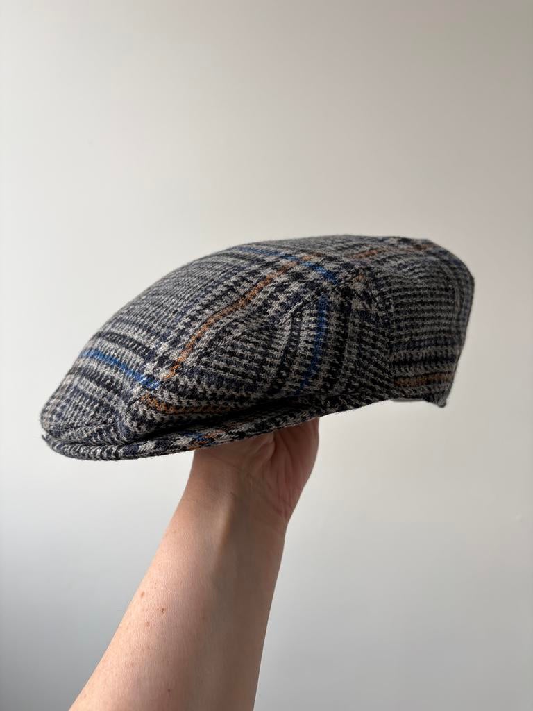 Zeldzame Burberry’s pet / flat cap - Christys’ London, Ophalen of Verzenden, Zo goed als nieuw, 57 cm (M, 7⅛ inch) of minder, Pet