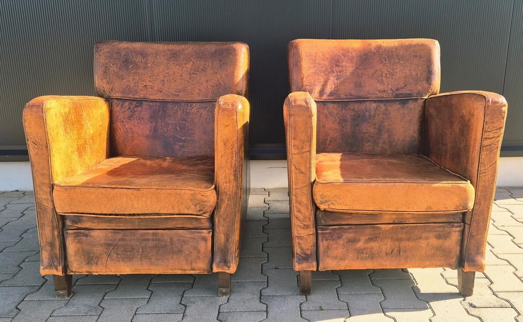 Schapenleren fauteuils, Ophalen of Verzenden