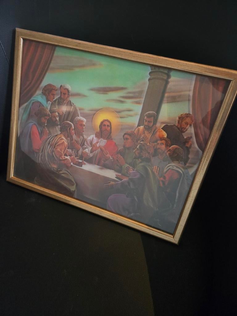 3D hologram Laatste Avondmaal, Ophalen of Verzenden
