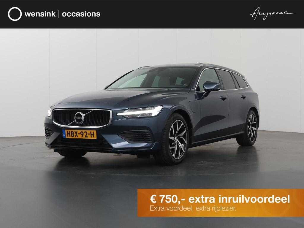 Volvo V60 2.0 T6 Recharge AWD R-Design | Panoramadak | Conto, Gebruikt, Euro 6, 4 cilinders, Blauw