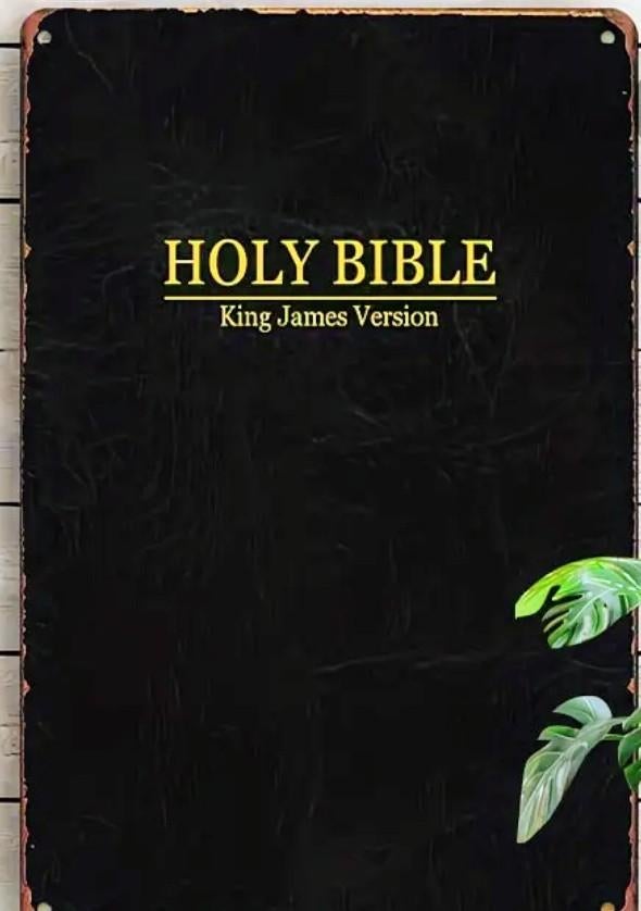 Bijbel Engelstalig nieuw met gouden letters, Ophalen