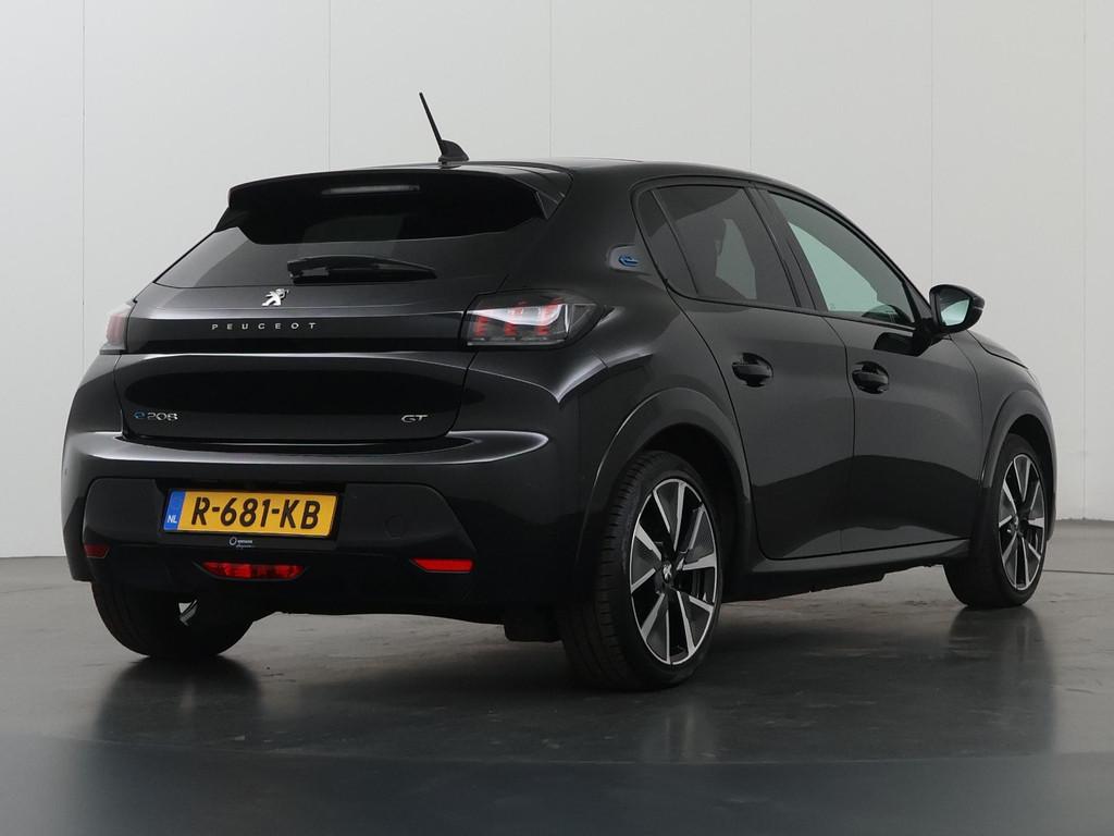 Peugeot e-208 EV GT Pack 50 kWh | SOH 93% | 3-Fase | Apple C, Auto's, 136 pk, Gebruikt, 351 km, Zwart