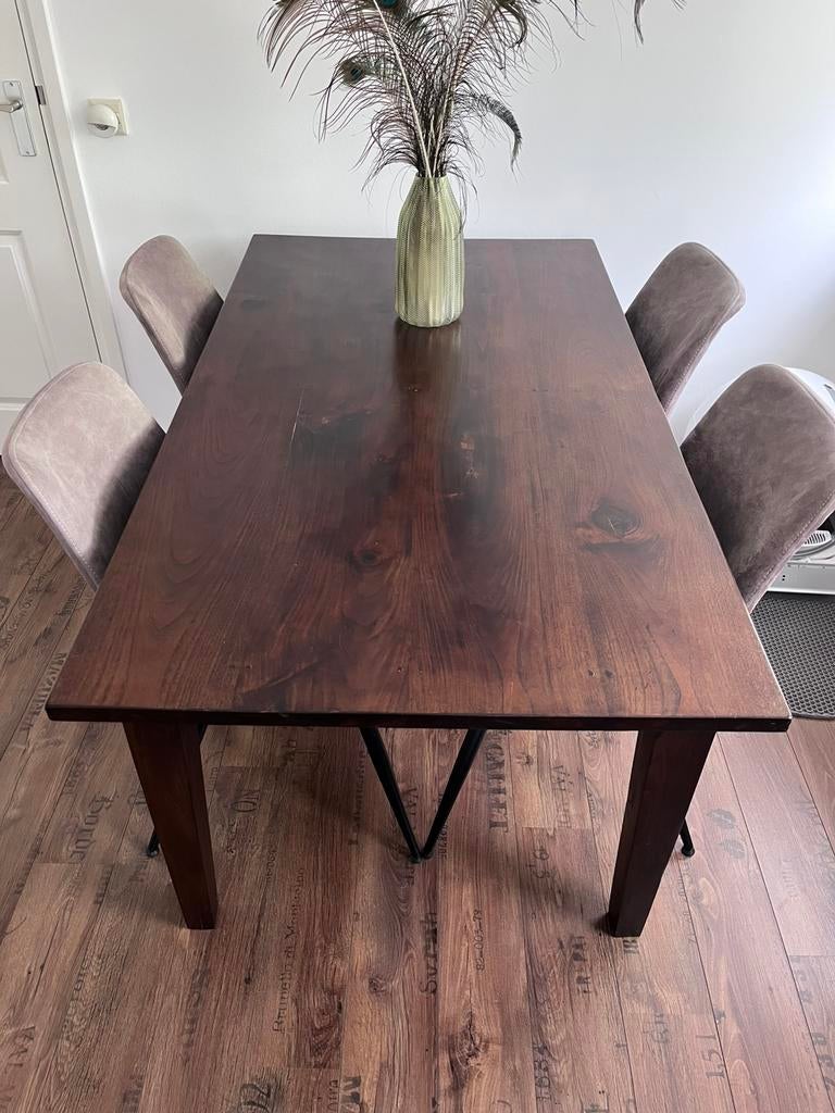 Eettafel, dressoir, salontafels, tv-kast, Huis en Inrichting, Tafels | Eettafels, Ophalen, Zo goed als nieuw, Rechthoekig