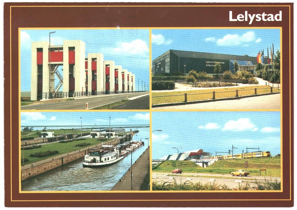 966741 Lelystad 80+ flevo Gelopen met postzegel