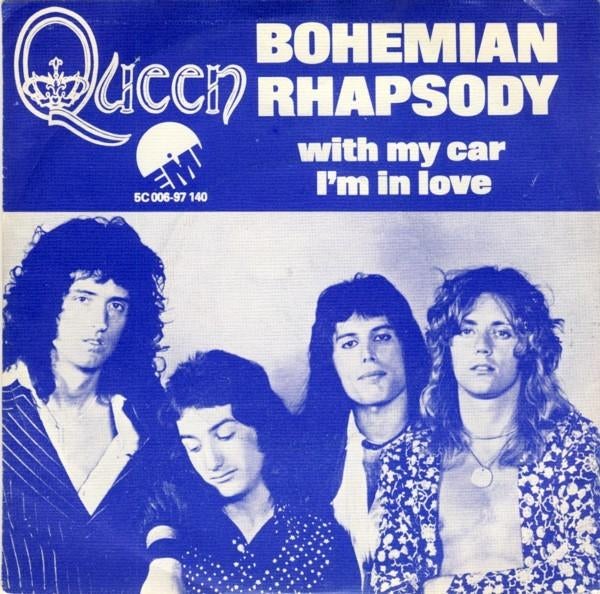 2x QUEEN / BOHEMIAN RHAPSODY / RADIO GA GA., Verzenden, Zo goed als nieuw, Overige formaten