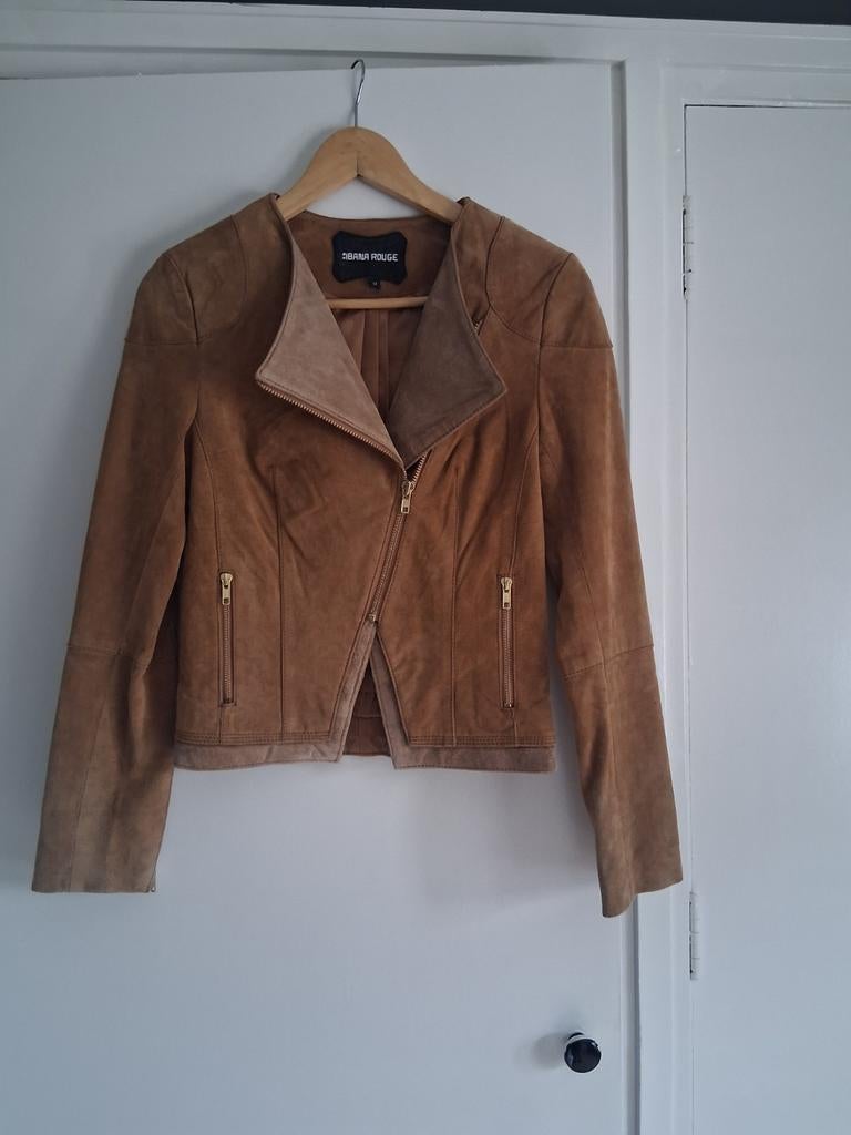 Suède jasje maat 34 - Ibana Rouge, Bruin, Ophalen of Verzenden, Zo goed als nieuw, Maat 34 (XS) of kleiner