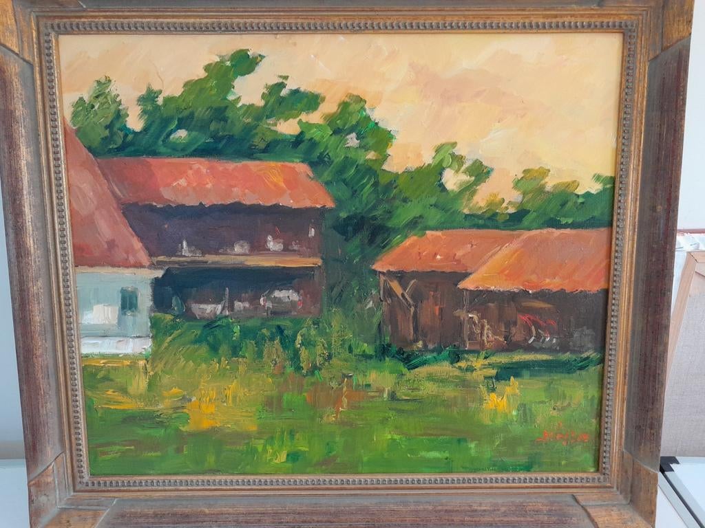 Schilderij van Bram Vegt, Ophalen of Verzenden