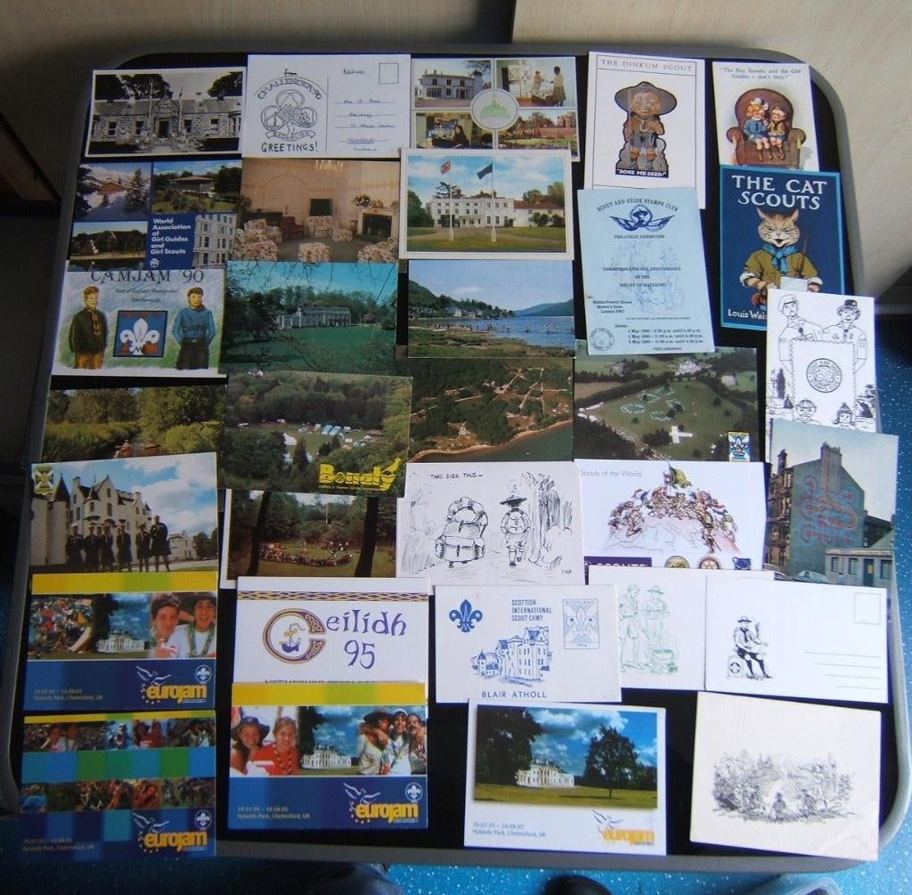 20 scouting padvinders ansichtkaarten Australië USA Canada, Verzenden, Gebruikt, Overige typen