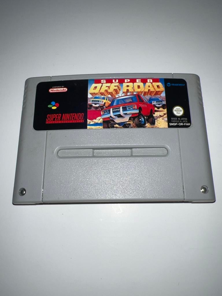 Super Off Road SNES - Klassieke Race-Actie!, Spelcomputers en Games, Games | Nintendo Super NES, Gebruikt, 1 speler, Racen en Vliegen