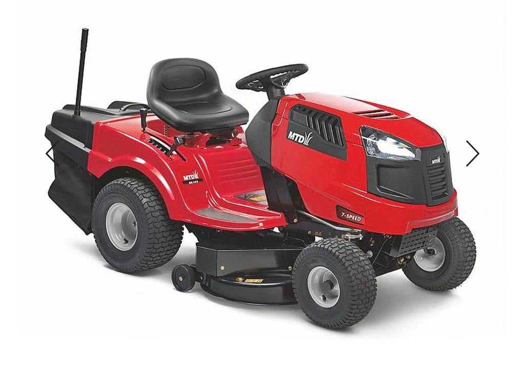 Nieuwe MTD Smart 145 Zitmaaier Achteropvang, Ophalen, Nieuw, Opvangbak, 90 tot 120 cm