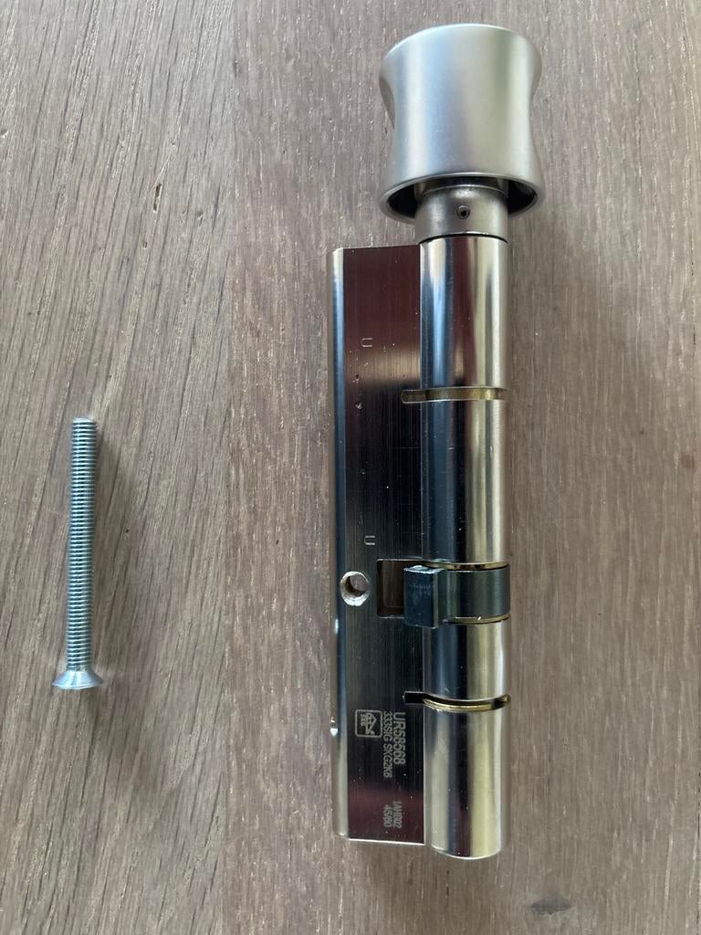 DOM cilinder met 5 sleutels en certificaat, Ophalen of Verzenden, Nieuw, Rvs, Slot