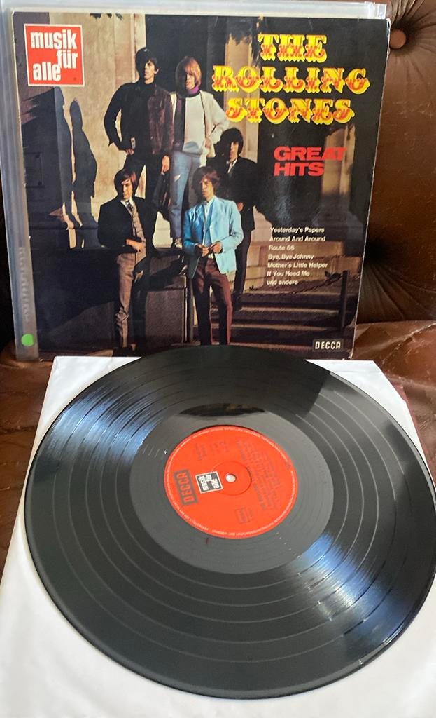 Rolling Stones lp great hits, Ophalen of Verzenden, Zo goed als nieuw, 12 inch, Poprock