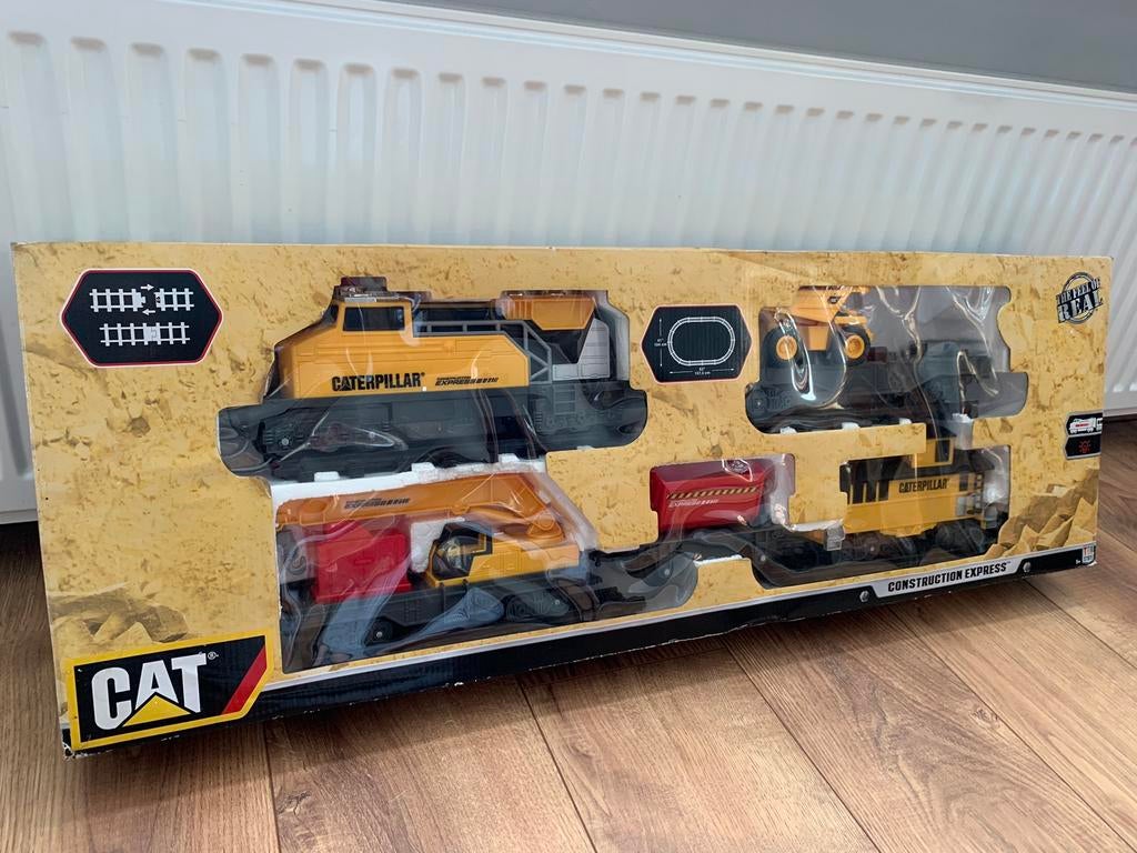 Caterpillar Construction Express - Kraan locomotief op rails, Ophalen of Verzenden, Zo goed als nieuw