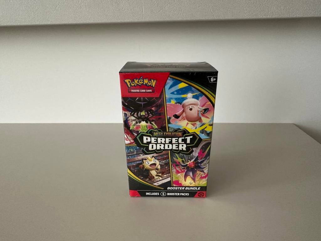 Pokémon Mega Evolutions Perfect Order Booster Bundle, Ophalen of Verzenden, Zo goed als nieuw, Booster