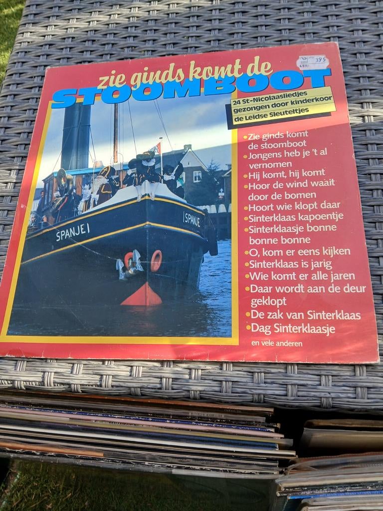 Zie ginds komt de stoomboot lp Sinterklaasliedjes, Ophalen of Verzenden