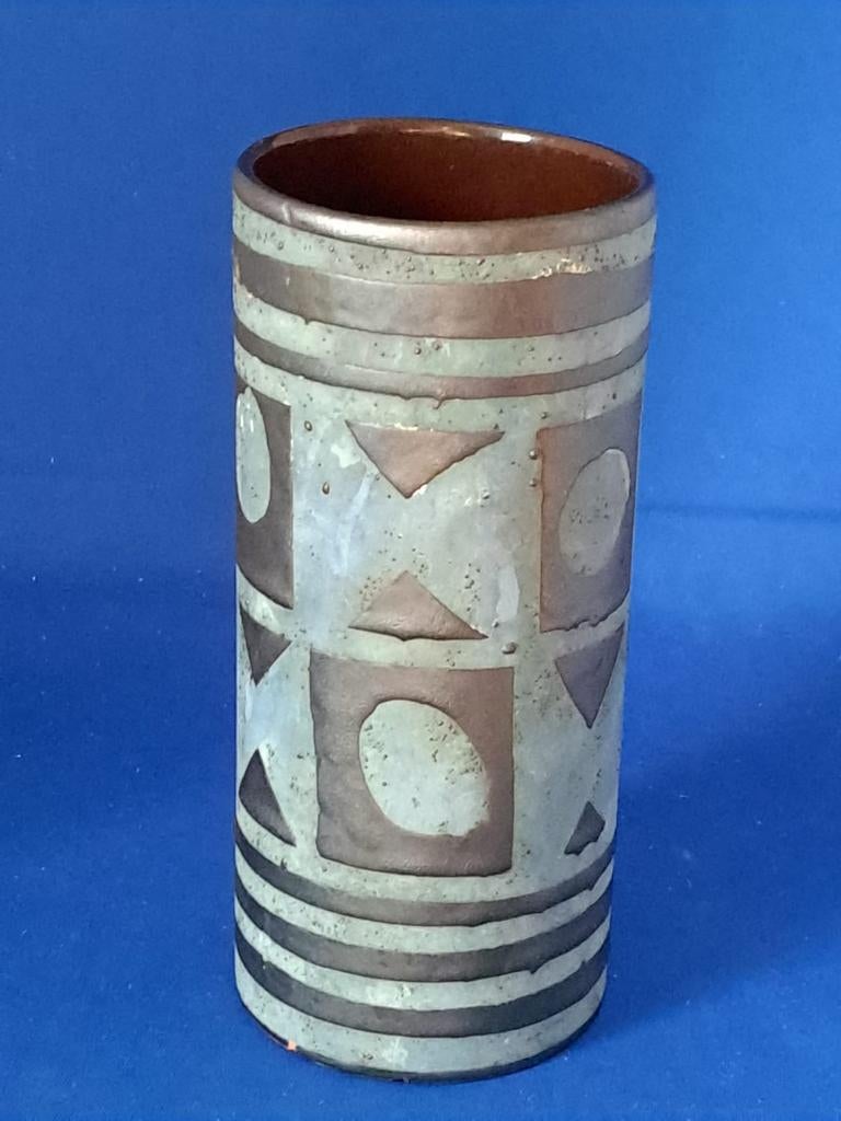 West Germany Carstens vaasje jaren '70, Antiek en Kunst, Antiek | Vazen, Ophalen of Verzenden