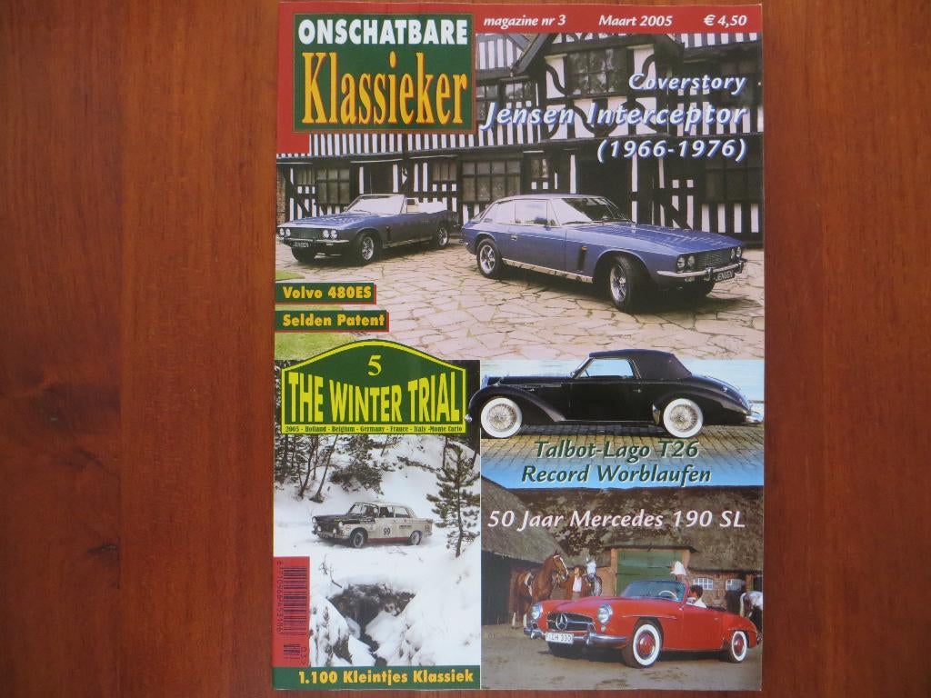 Onschatbare Klassieker 3 2005 Jensen Interceptor, Volvo 480, Ophalen of Verzenden, Nieuw, Volvo