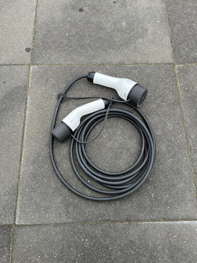 Laadkabel Type 2 16A 1 Fase 3,7KW 5 meter, Ophalen of Verzenden, Zo goed als nieuw, Laadkabel
