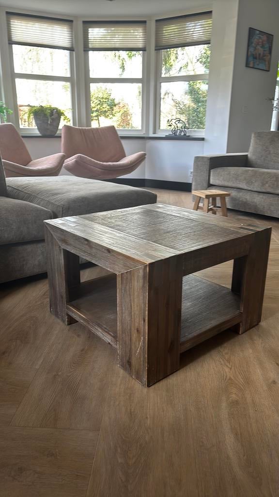 Salontafel Bassano lijn (Pronto), Huis en Inrichting, Tafels | Salontafels, Ophalen, Vierkant, 50 tot 100 cm, Minder dan 50 cm