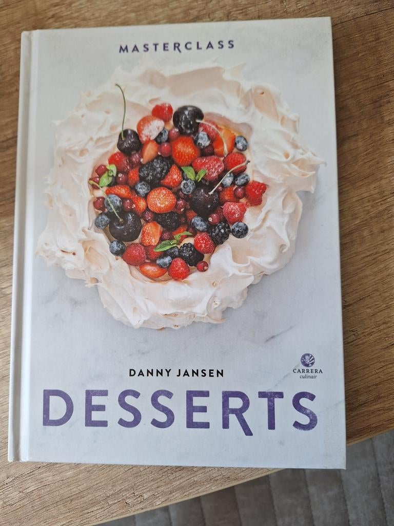 Masterclass Desserts - Danny Jansen kookboek, Ophalen, Zo goed als nieuw, Danny Jansen, Taart, Gebak en Desserts