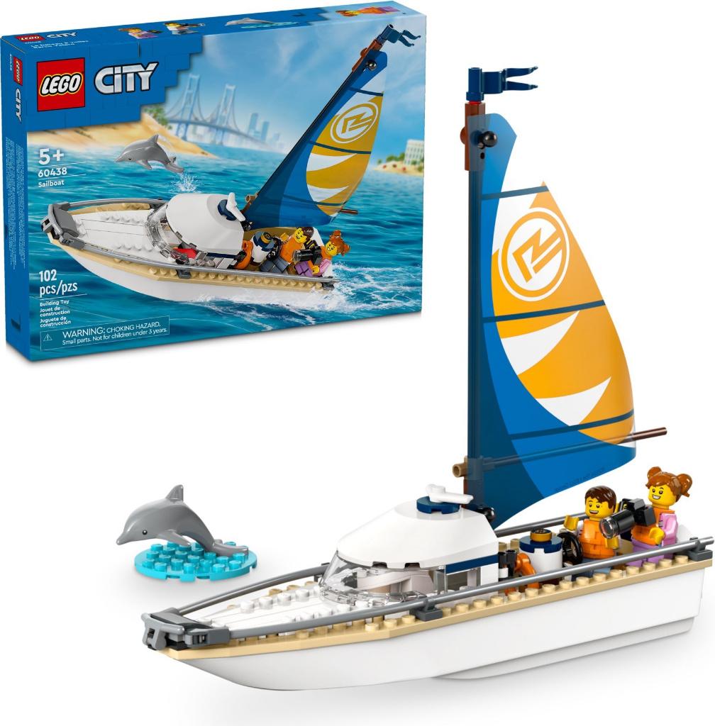 LEGO 60438 CITY - Zeilboot (sealed), Ophalen of Verzenden, Nieuw, Complete set, Lego
