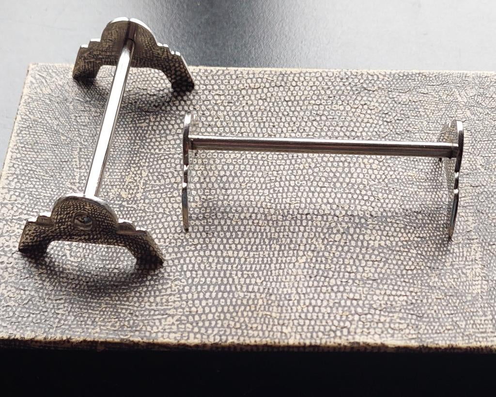 Messenleggers Zilmeta messenleggers in doos per 6 verpakt, Antiek en Kunst, Antiek | Servies los, Ophalen of Verzenden