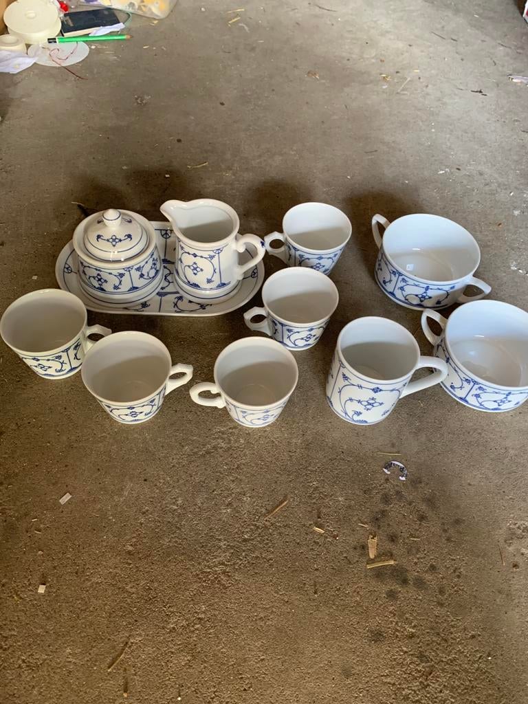 Saks blau servies, Ophalen of Verzenden