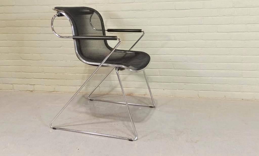 Penelope stoel, design Charles Pollock voor Castelli, Ophalen, Tweedehands, Eén, Metaal
