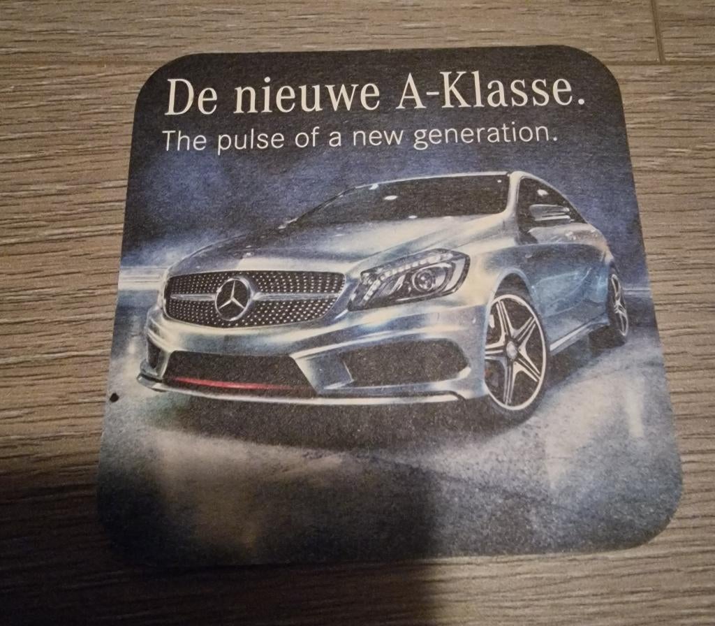 2x Mercedes-Benz bierviltjes onderzetters nieuw, Verzamelen, Merken en Reclamevoorwerpen, Ophalen of Verzenden, Nieuw, Gebruiksvoorwerp
