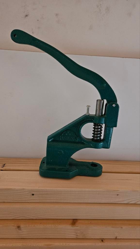 Handpers / spindel met zeilringen en verschillende stempels, Ophalen of Verzenden