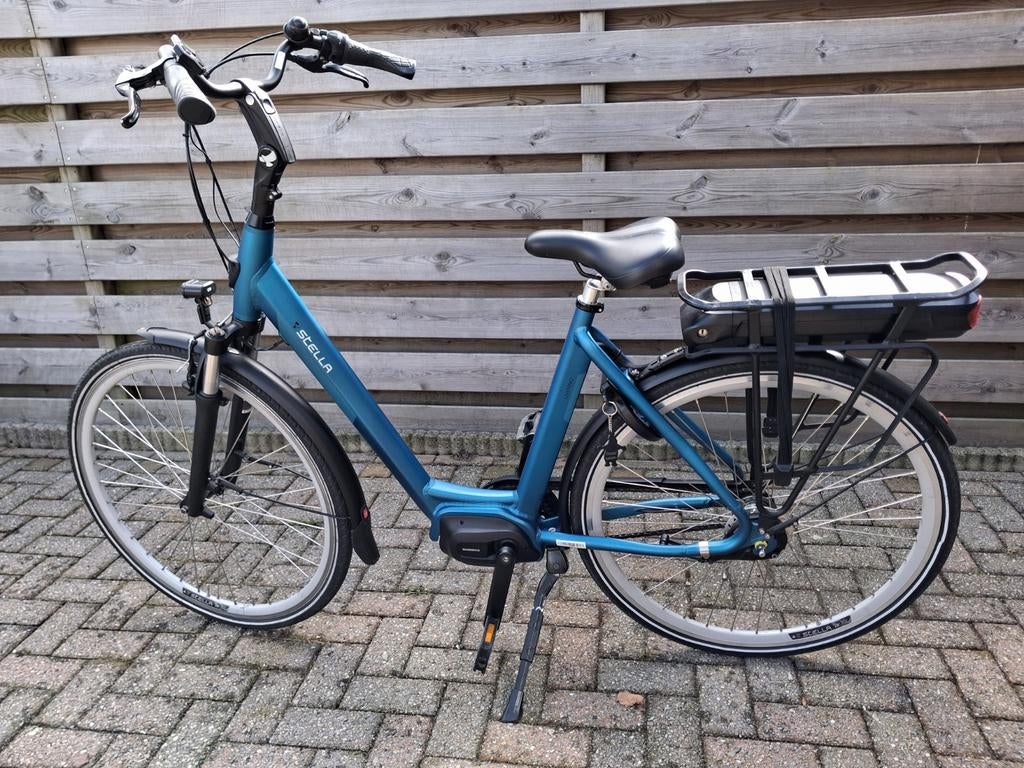 Stella Livorno blue MDS50 e-bike met middenmotor, Fietsen en Brommers, Elektrische fietsen, 51 tot 55 cm, Ophalen, Zo goed als nieuw