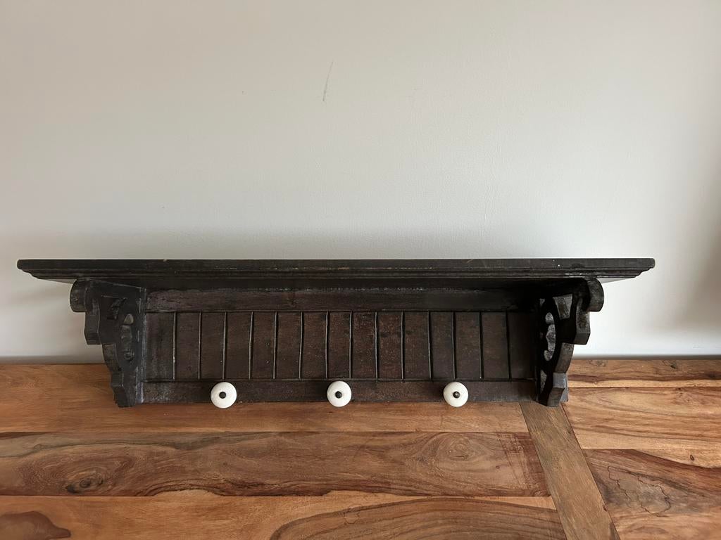 Frans brocante keukenrek of kapstok, Ophalen of Verzenden