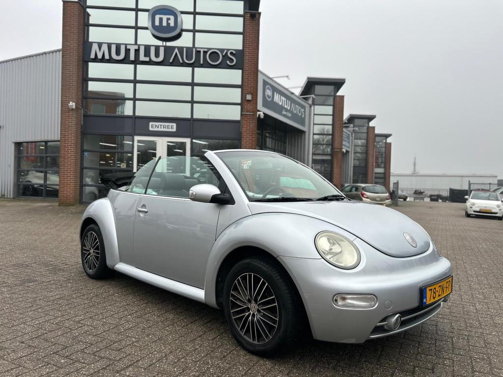 Volkswagen New Beetle Cabriolet 1.4 Highline Airco Stoelvrmn, Voorwielaandrijving, Gebruikt, Beetle (Kever), 4 cilinders