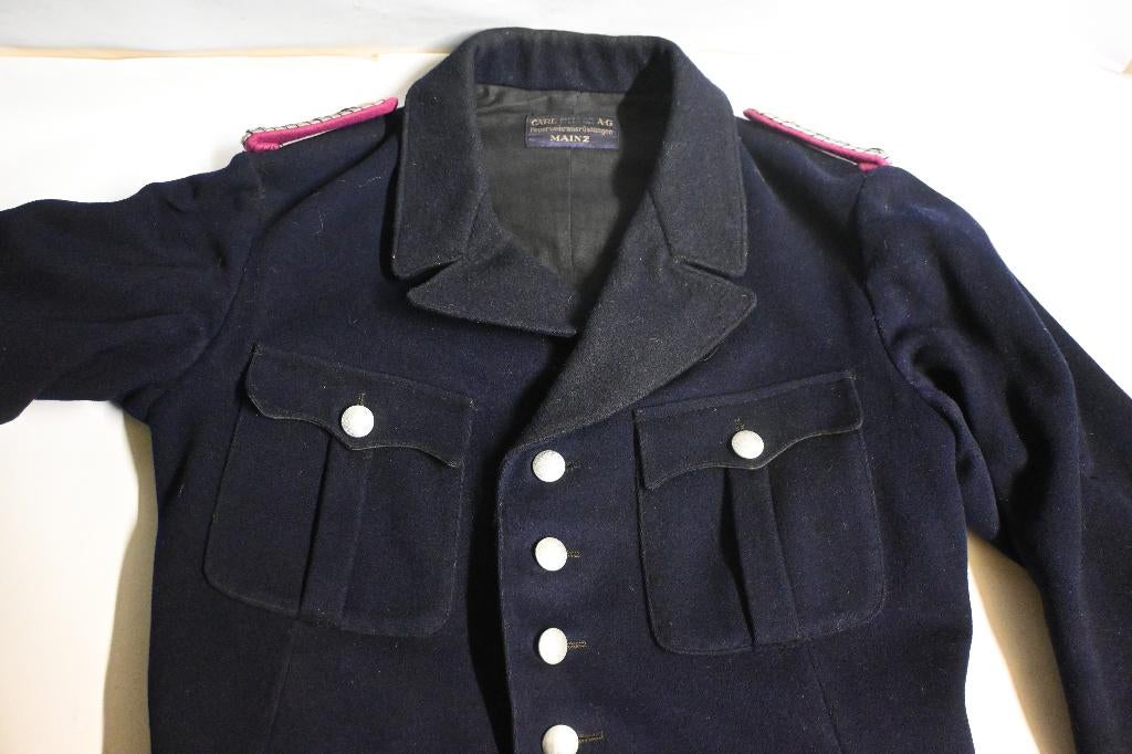 feuerwehr uniform jas duitsland brandweer wo2 Carl Busse, Ophalen of Verzenden, Overige soorten, Duitsland, Kleding of Schoenen