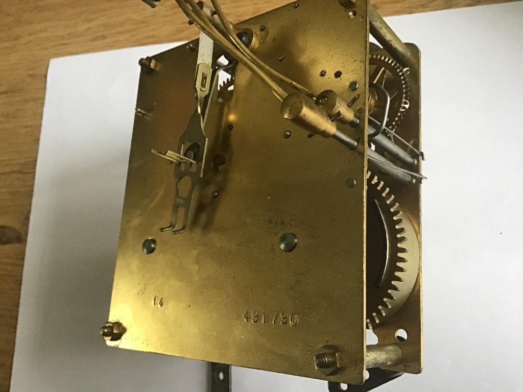 Uurwerk met losse ringen op veerton, Antiek en Kunst, Verzenden