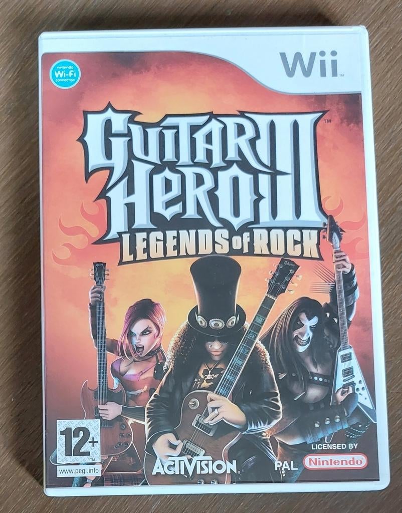 WII Guitar Hero 3 Legends of Rock, Muziek, 1 speler, Ophalen of Verzenden, Zo goed als nieuw
