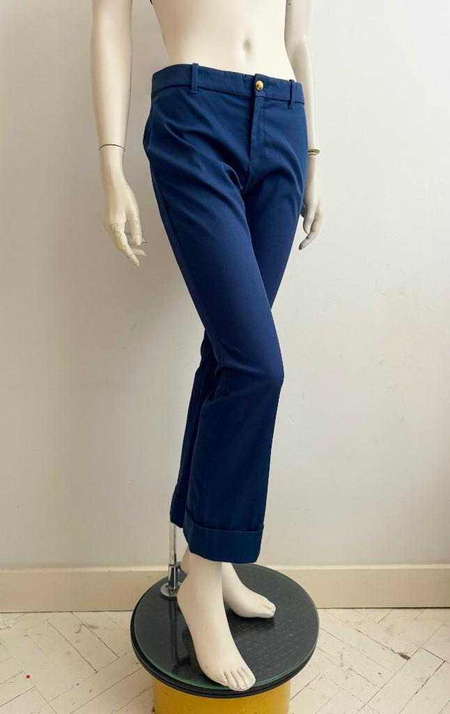 Gucci blauwe broek 36, Blauw, Ophalen of Verzenden, Zo goed als nieuw, Maat 36 (S)