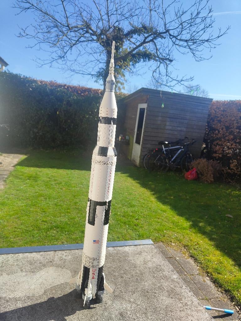 LEGO Saturn V Rocket (Apollo) – Mostly Complete, Kinderen en Baby's, Speelgoed | Duplo en Lego, Zo goed als nieuw, Lego, Complete set
