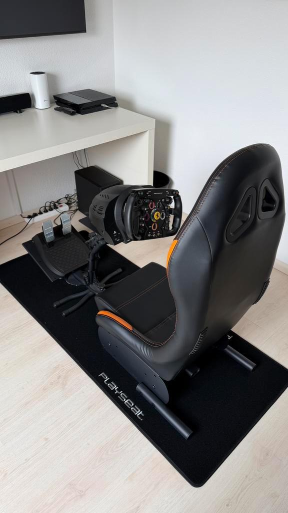 Playseat F1 incl. Ferrari stuur, spellen, Playstation 4 etc., Ophalen, Zo goed als nieuw, Playseat of Racestoel, PlayStation 4