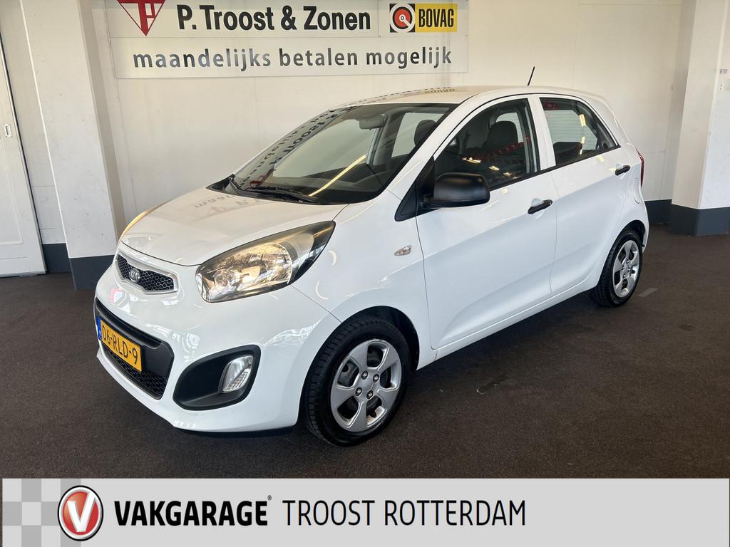 Kia Picanto 1.0 CVVT Airco | Radio/MP3 | Nederlands geleverd, Voorwielaandrijving, Euro 5, Stof, Gebruikt