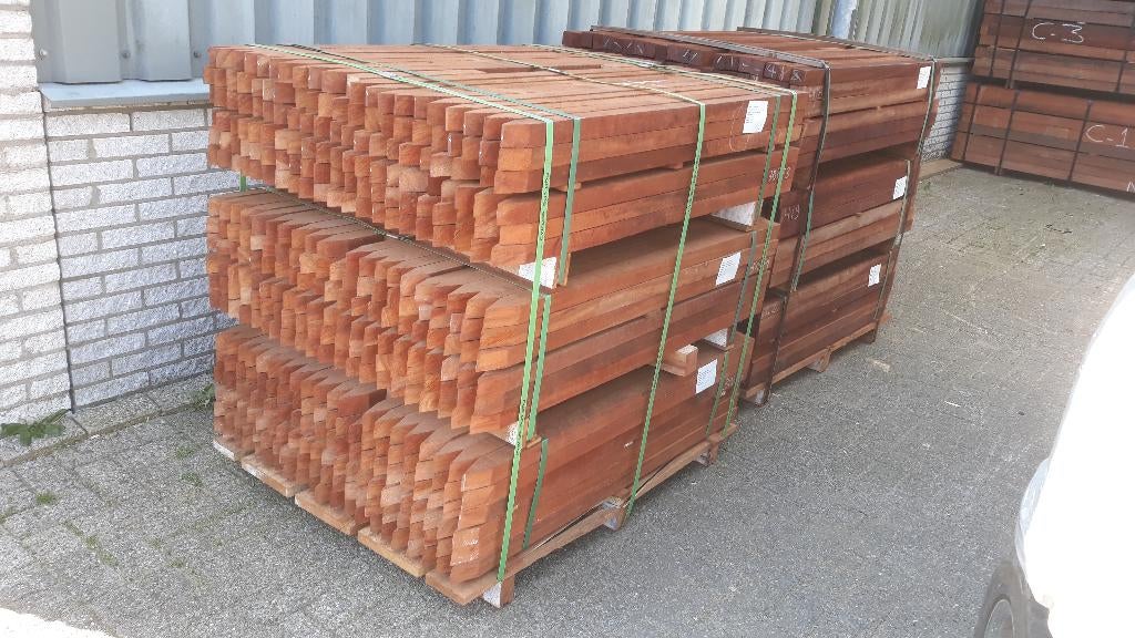 Hardhouten piketten, piket 4x4x100 cm piket paaltjes paal, Tuin en Terras, Ophalen, Palen, Nieuw, Hardhout